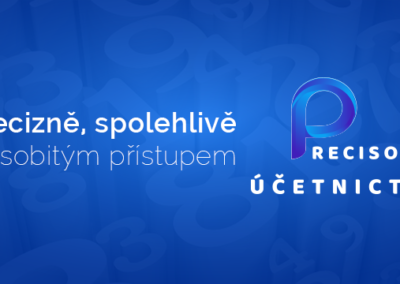 Návrh online banneru pro účetnictví Preciso